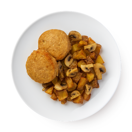 Котлеты из индейки с картофелем и грибами Mfood.kz