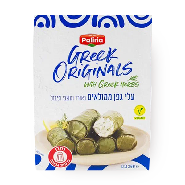 עלי גפן ממולאים פלירריה אורז ועשבי תיבול