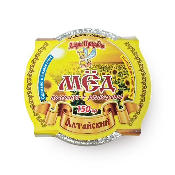 Мёд подсолнух разнотравье «Дары природы»