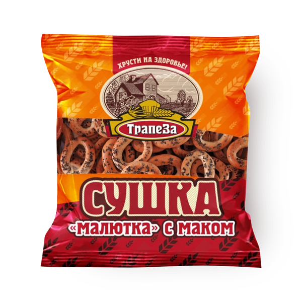Сушки «Трапеза» Малютка с маком