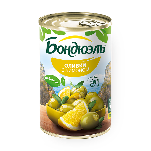 Оливки Мансанилья с лимоном Bonduelle