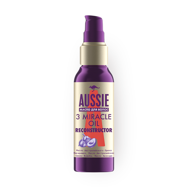 Масло для волос Aussie 3 Miracle Oil Reconstructor