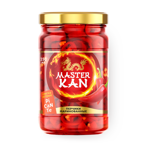 Перчики пиканте маринованные «Мастер Кан»