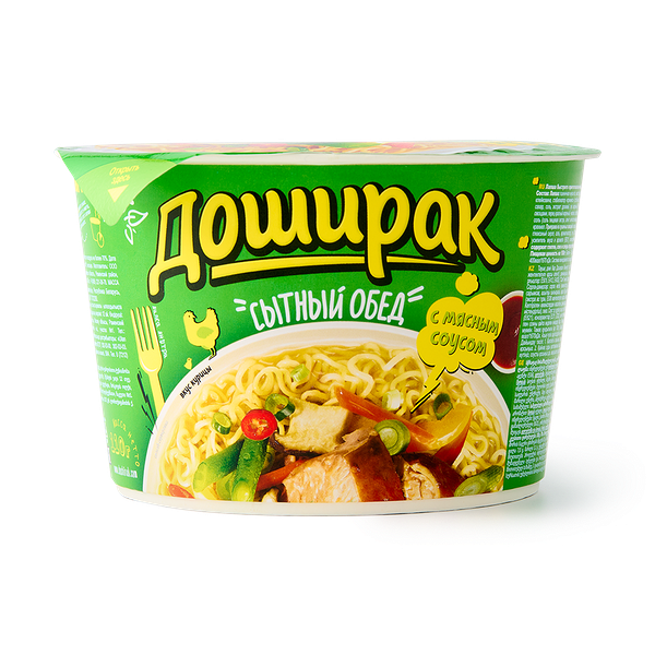 Лапша Сытный обед «Доширак» со вкусом курицы