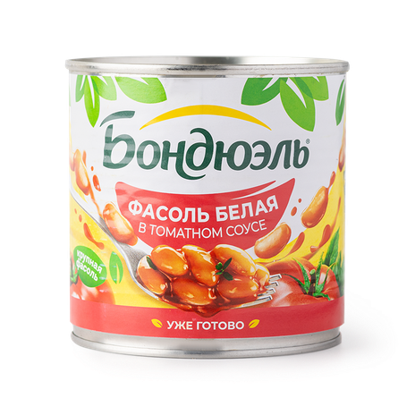 Фасоль белая Bonduelle в томатном соусе