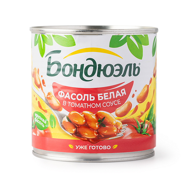 Фасоль белая Bonduelle в томатном соусе