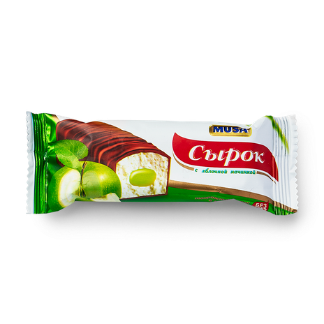Сырок творожный Musa Servis с яблочной начинкой 23%