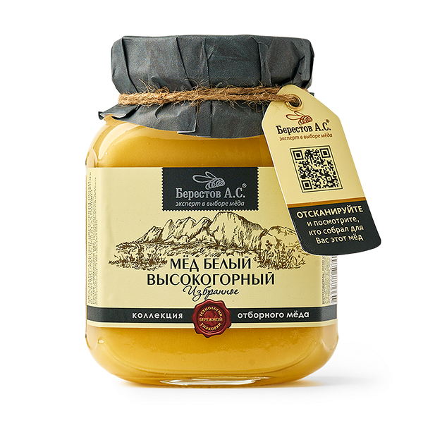 Мёд Белый высокогорный «Берестов А.С.»