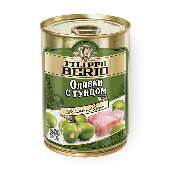 Оливки Filippo Berio с тунцом
