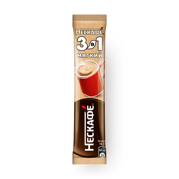 Кофейный напиток 3в1 Mild Nescafe порционный