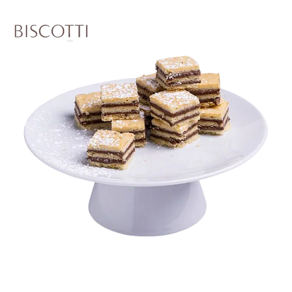 Chocolate and Nougat Layered Cookie Box Biscotti
