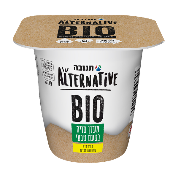 Alternative soy BIO natural pudding