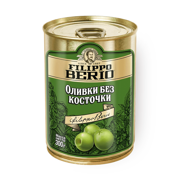 Оливки без косточки Filippo Berio