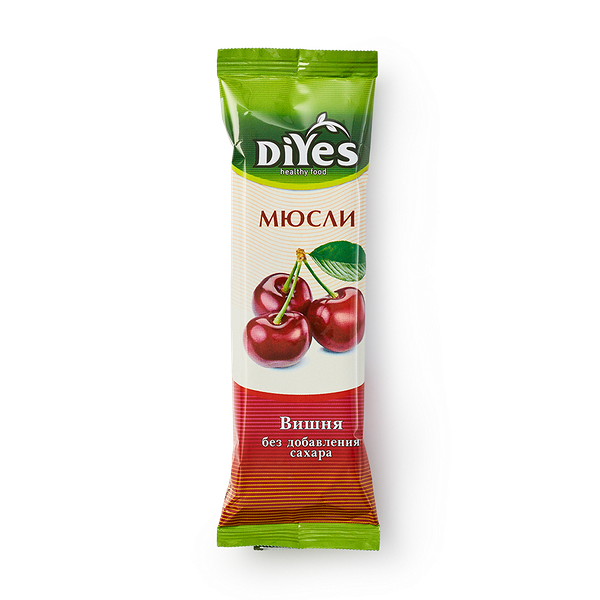 Батончик-мюсли DiYes вишня без добавления сахара