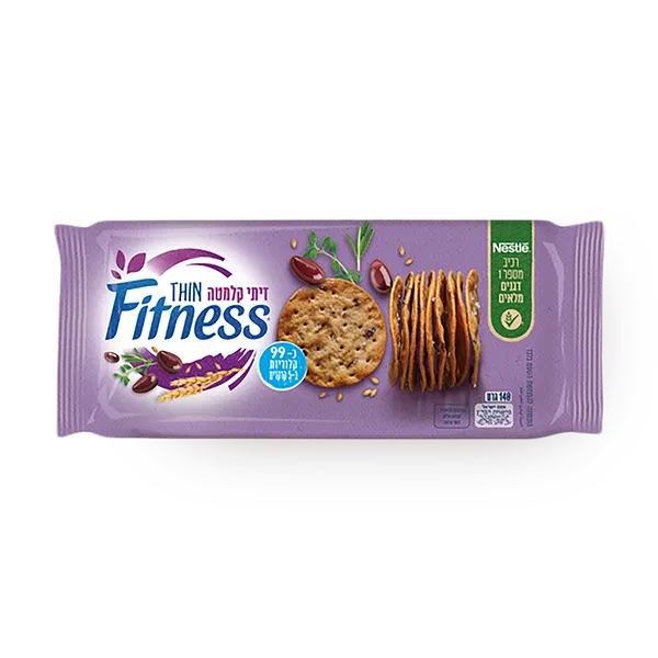 Fitness Thin cracker with Kalamata olives