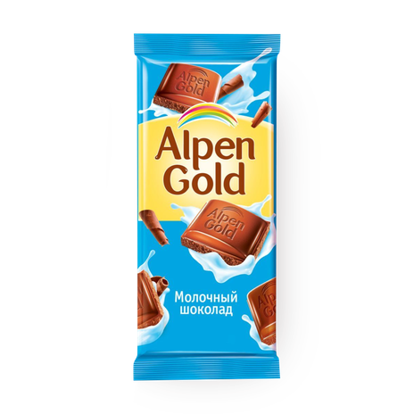 Шоколад молочный Alpen Gold