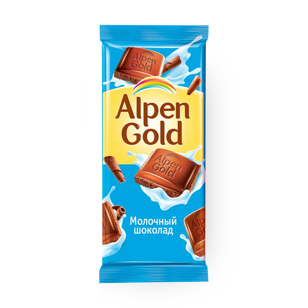 Шоколад молочный Alpen Gold