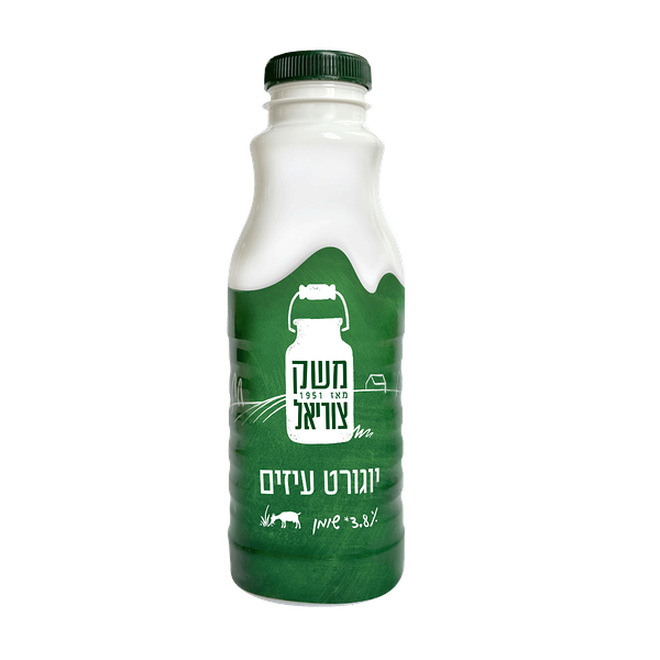 יוגורט עיזים משק צוריאל לשתייה 3.8%