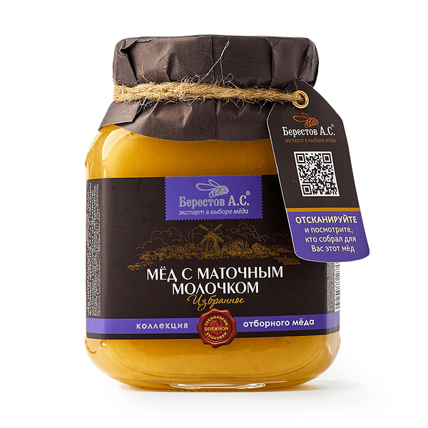 Мёд «Берестов А.С.» с маточным молочком
