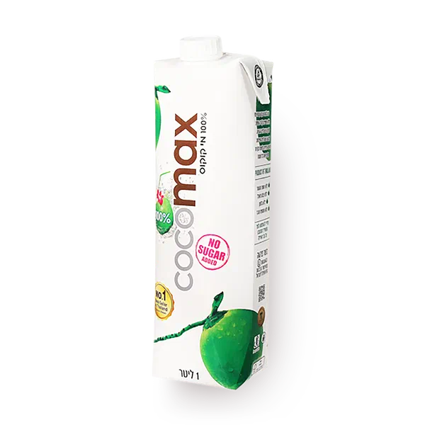 CocoMax Coconut Water in a carton