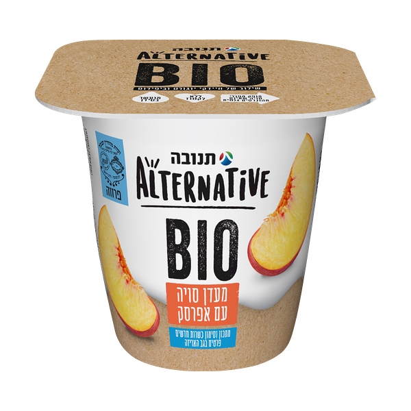 מעדן סויה אלטרנטיב BIO בטעם אפרסק