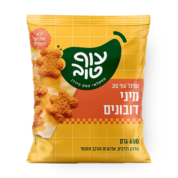 עוף טוב שניצל עוף מיני דובונים