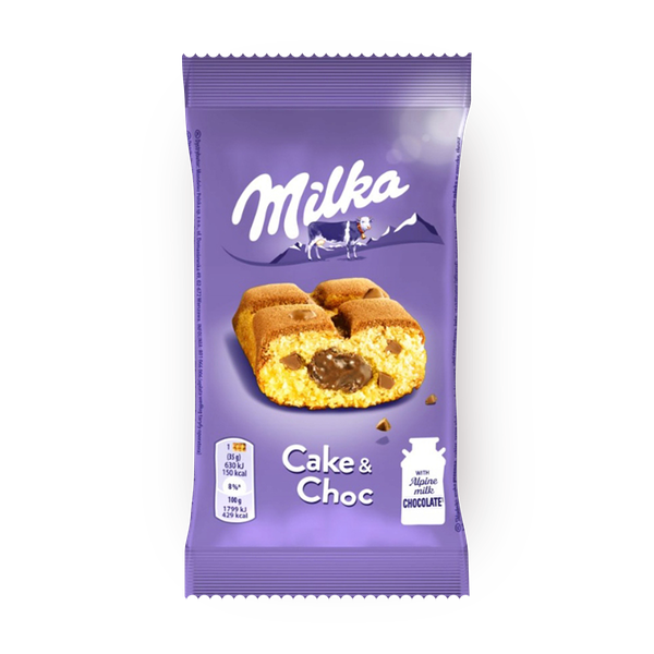 Пирожное бисквитное Milka с шоколадной начинкой