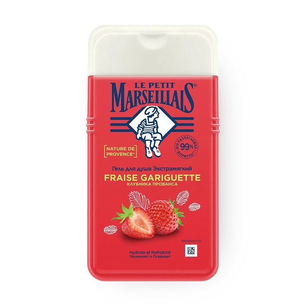 Гель для душа Le Petit Marseillais клубника