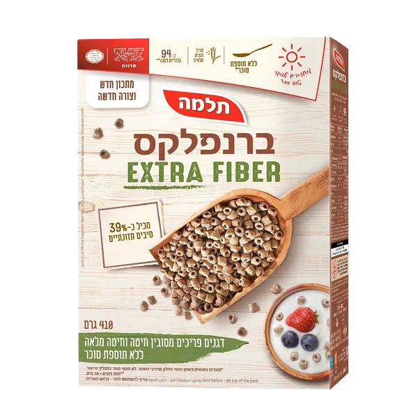 דגני בוקר ברנפלקס EXTRA FIBER