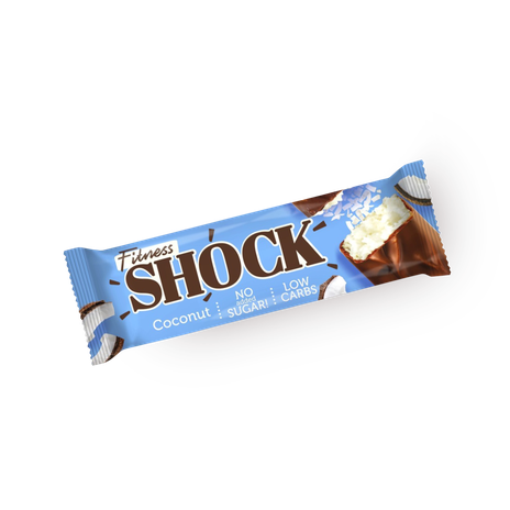 Батончик низкоуглеводный FitnesShock кокос без сахара