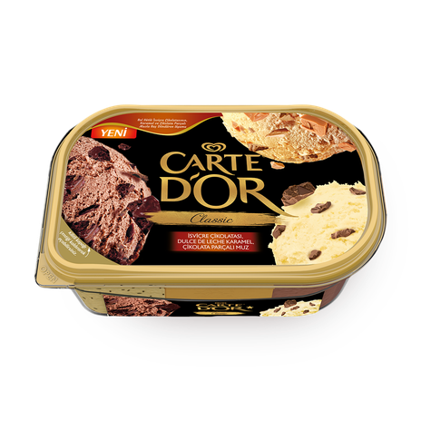 Мороженое Carte Dor Швейцарский шоколад, карамель и банан