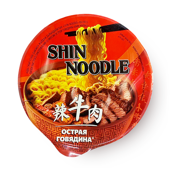 Лапша Siem Sam Shin Noodle со вкусом острой говядины