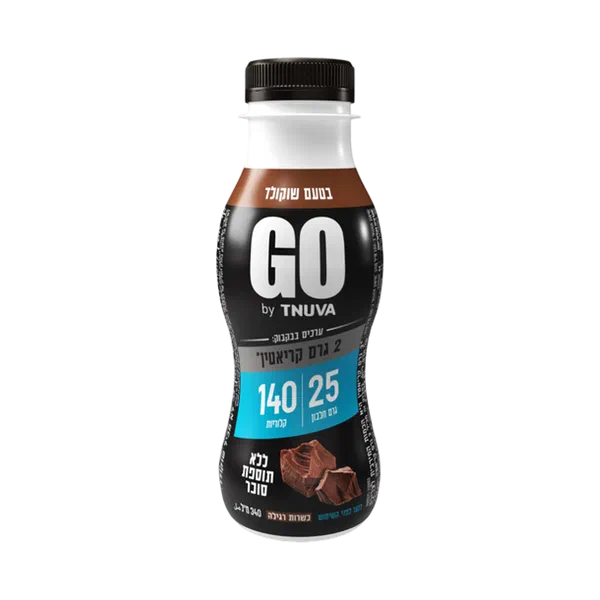 GO Milk Drink Chocolate Flavored with Creatine