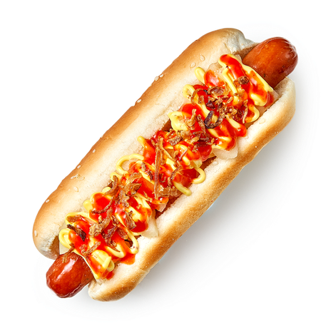 Хот-дог датский острый с куриной колбаской «Из Лавки»