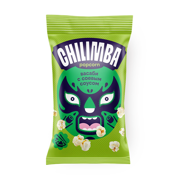 Попкорн Chilimba васаби с соевым соусом