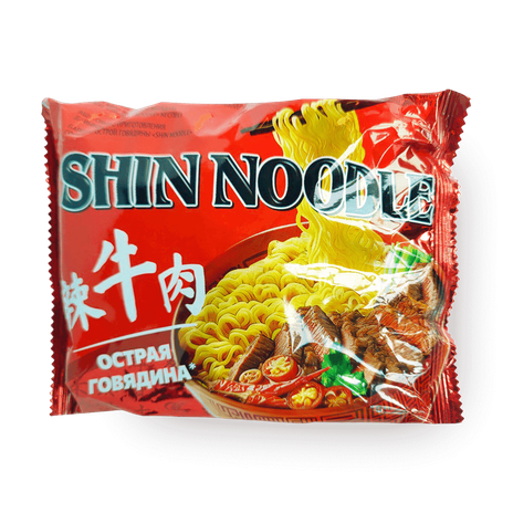 Лапша Siem Sam Shin Noodle со вкусом острой говядины