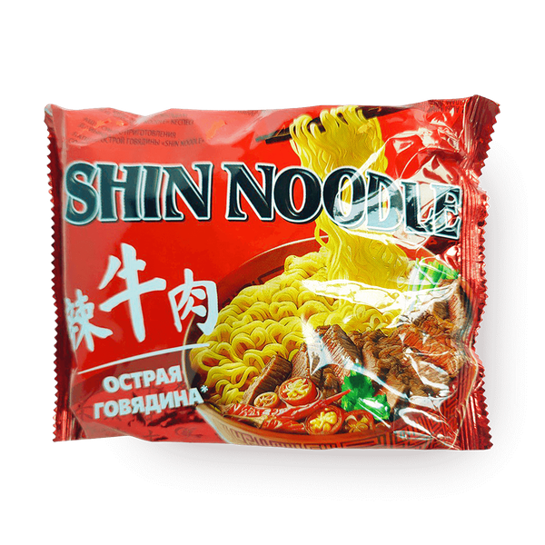 Лапша Siem Sam Shin Noodle со вкусом острой говядины