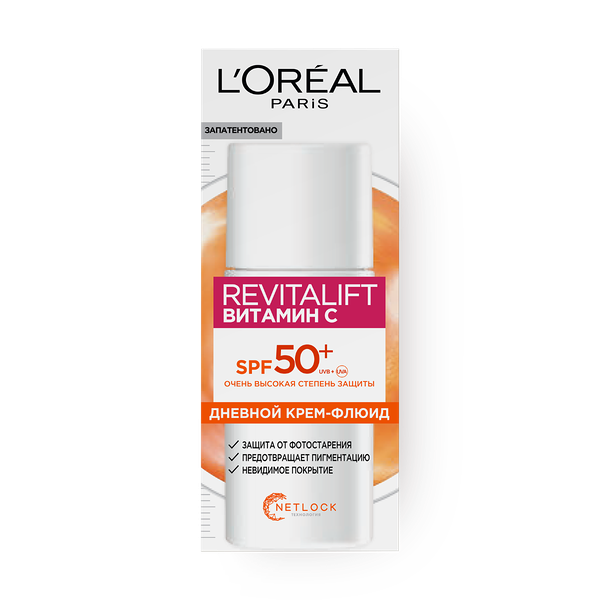 Крем-флюид дневной L'Oreal Paris Revitalift Витамин С SPF 50