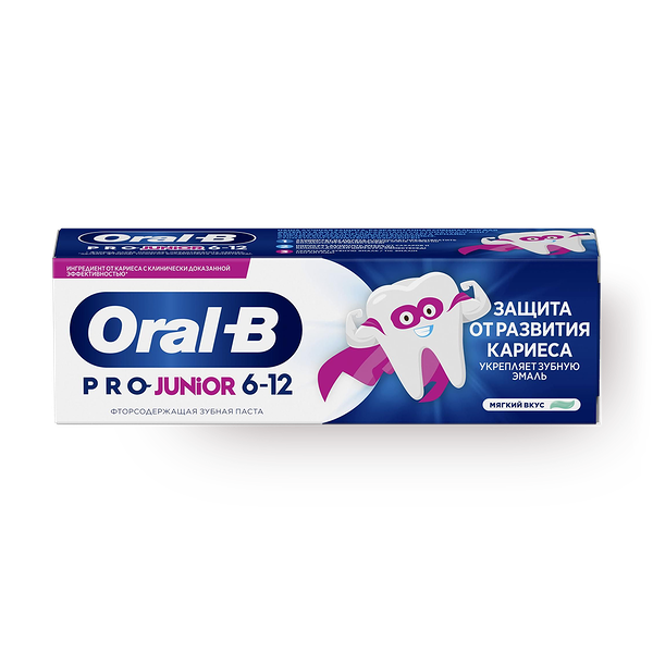 Зубная паста для детей Oral-B Pro-Junior Мягкий вкус