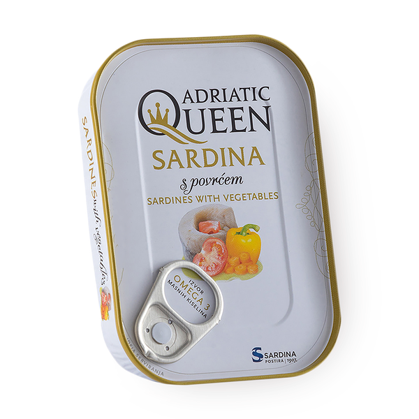 Сардины Adriatic Queen с овощами