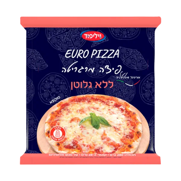 פיצה מרגריטה  ללא גלוטן יורו
