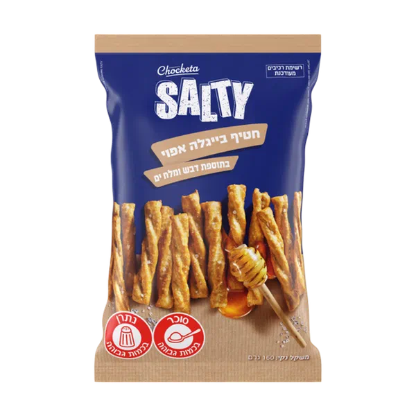 Chockata pretzels honey and sea salt flavored