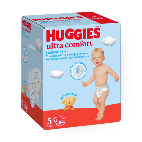 Подгузники Huggies Ultra Comfort для мальчиков 5 размер