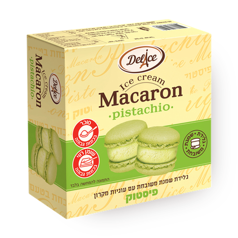ICE CREAM MACARON PISTACHIO