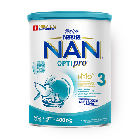 Смесь молочная сухая Nan Optipro Nestle 3 с 12 месяцев