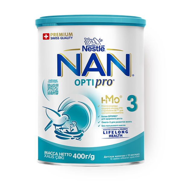 Смесь молочная сухая Nan Optipro Nestle 3 с 12 месяцев