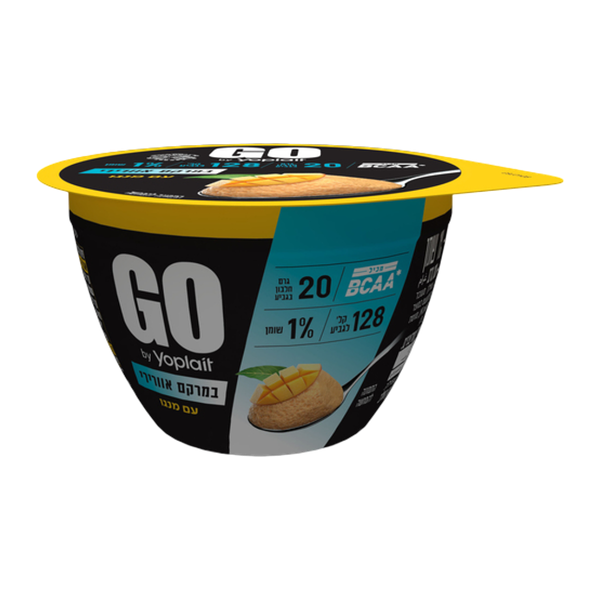 GO  yogurt 20 g protein airy texture with mango 1% fat