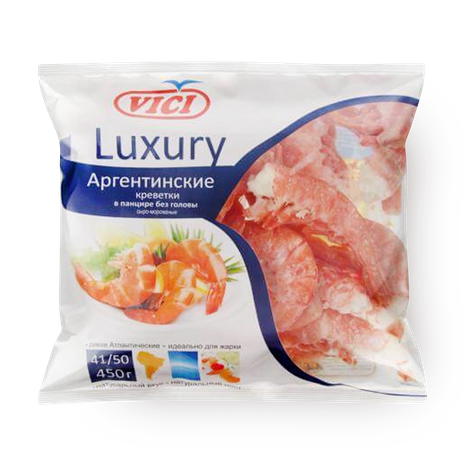 Аргентинские красные креветки в панцире Vici