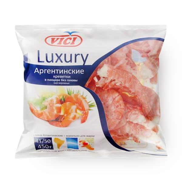 Аргентинские красные креветки в панцире Vici