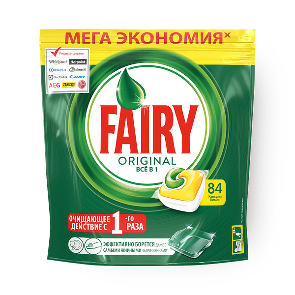 Средства для посудомоечной машины Fairy All in 1